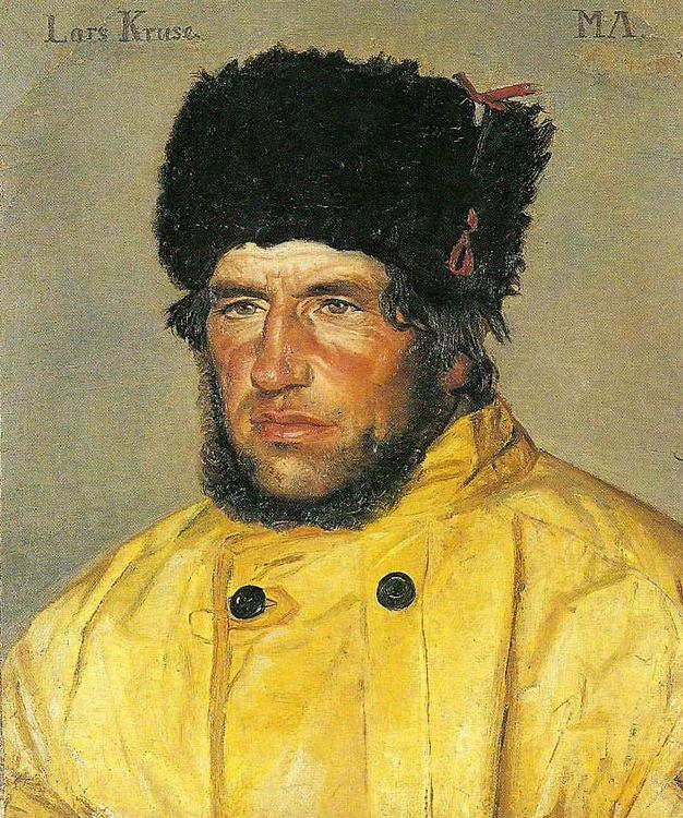 Michael Ancher redningsformand lars kruse Germany oil painting art
